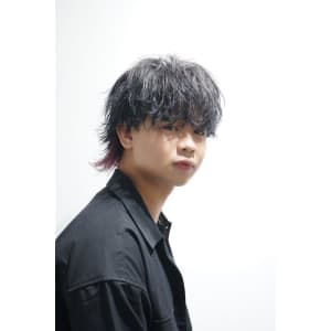 メンズヘア整形スパイラルパーマ波巻きツイストメンズパーマ髪型