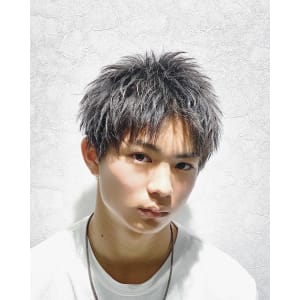 メンズヘア整形スパイラルパーマ波巻きツイストメンズパーマ髪型
