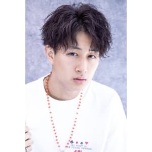 メンズヘア整形スパイラルパーマ波巻きツイストメンズパーマ髪型