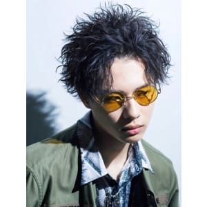 メンズヘア整形スパイラルパーマ波巻きツイストメンズパーマ髪型