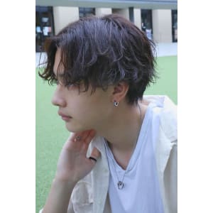 メンズヘア整形スパイラルパーマ波巻きツイストメンズパーマ髪型