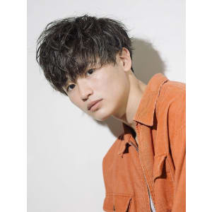 メンズヘア整形スパイラルパーマ波巻きツイストメンズパーマ髪型