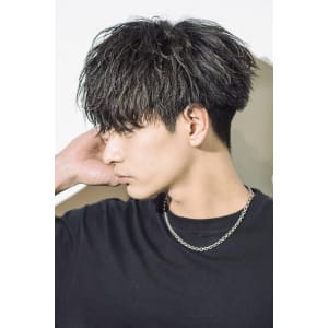 メンズヘア整形スパイラルパーマ波巻きツイストメンズパーマ髪型