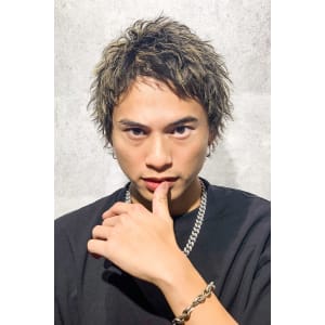 メンズヘア整形スパイラルパーマ波巻きツイストメンズパーマ髪型