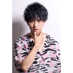 メンズヘア整形スパイラルパーマ波巻きツイストメンズパーマ髪型