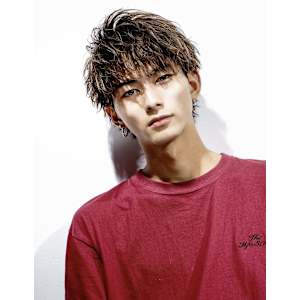 メンズヘア整形スパイラルパーマ波巻きツイストメンズパーマ髪型
