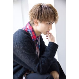 メンズヘア整形スパイラルパーマ波巻きツイストメンズパーマ髪型