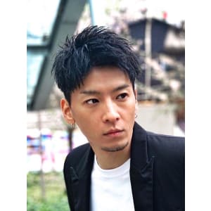 メンズヘア整形スパイラルパーマ波巻きツイストメンズパーマ髪型