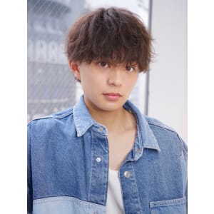 メンズヘア整形スパイラルパーマ波巻きツイストメンズパーマ髪型