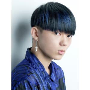 メンズヘア整形スパイラルパーマ波巻きツイストメンズパーマ髪型