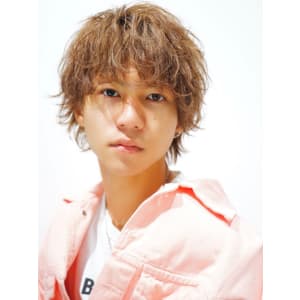 メンズヘア整形スパイラルパーマ波巻きツイストメンズパーマ髪型