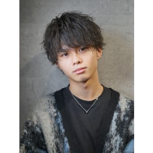メンズヘア整形スパイラルパーマ波巻きツイストメンズパーマ髪型