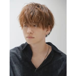 メンズヘア整形スパイラルパーマ波巻きツイストメンズパーマ髪型