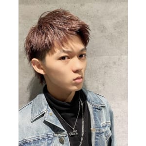 メンズヘア整形スパイラルパーマ波巻きツイストメンズパーマ髪型