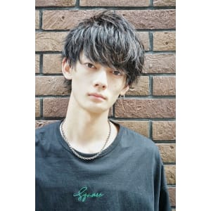 メンズヘア整形スパイラルパーマ波巻きツイストメンズパーマ髪型
