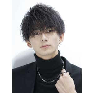 メンズヘア整形スパイラルパーマ波巻きツイストメンズパーマ髪型