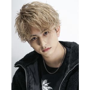 メンズヘア整形スパイラルパーマ波巻きツイストメンズパーマ髪型