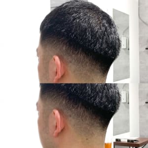 メンズヘア整形スパイラルパーマ波巻きツイストメンズパーマ髪型