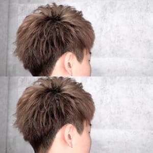 メンズヘア整形スパイラルパーマ波巻きツイストメンズパーマ髪型