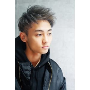 メンズヘア整形スパイラルパーマ波巻きツイストメンズパーマ髪型