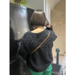 ボブ　切りっぱなしボブ　ミニボブ