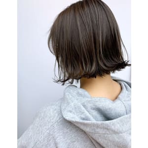 アゴラインボブスタイル/外ハネボブ/くびれヘアー/髪質改善