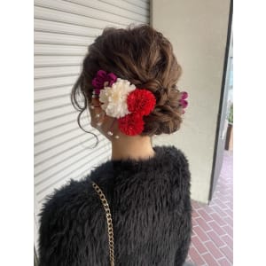 【Luccica】ヘアセット × ダウンシニヨン