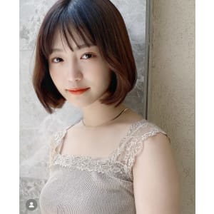 髪質改善/ミディアムボブ/白髪染め/韓国/レイヤー/堺東