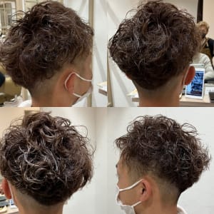 メンズツイストスパイラルパーマ　伸ばしかけにも対応
