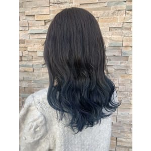 グラデーションカラー【ブルー】 - Hair×Cafe Lieto【ヘアーカフェリエット】掲載中
