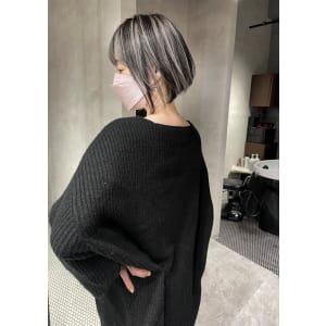 ★ショートヘアに映えるハイライトデザイン★