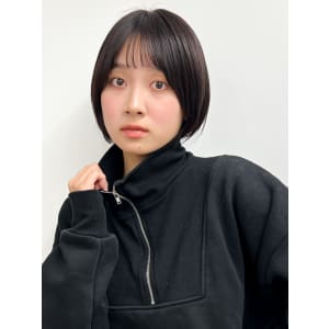 【長谷川】黒髪ぱつっとボブ
