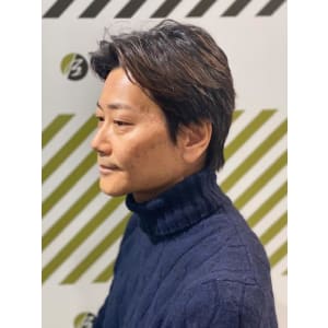 大人カッコいい30代40代50代以上リバースショートレイヤー - BARBER-BAR 四谷店【バーバーバー ヨツヤテン】掲載中