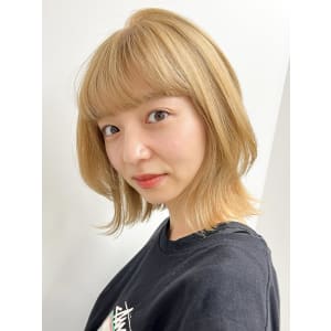 【長谷川】ミディアムレイヤーボブ