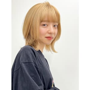 【長谷川】ミディアムレイヤーボブ