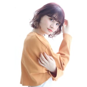 レイヤーボブ×イメチェンイヤリングカラー20代30代40代
