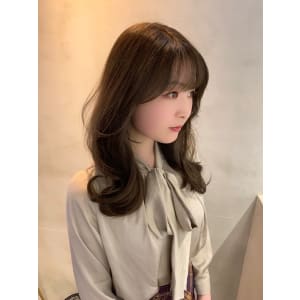 【髪質改善カラー】オトナの韓国女優さんミディアム