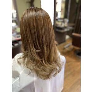 HAIR DESIGN + GOLDEN ROCK×ロング