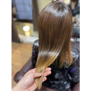 HAIR DESIGN + GOLDEN ROCK×ロング