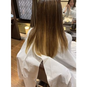 HAIR DESIGN + GOLDEN ROCK×ロング