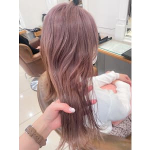 ダブルカラー シアピンクベージュ【横浜】w - Neolive aim 横浜店【ネオリーブアイムヨコハマテン】掲載中