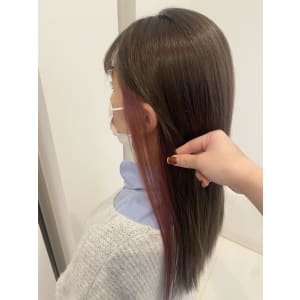イヤリングカラー×ピンクベージュ - K&K hair design つつじが丘店【ケイアンドケイヘアーデザインツツジガオカテン】掲載中