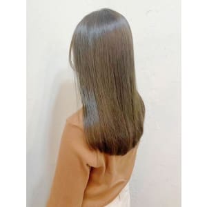 【Reir下北沢】*ストレートロング+アッシュベージュ*