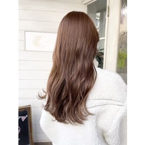 愛されモテゆるふわロングショコラカラー30代北沢梅ヶ丘美容室