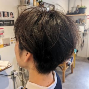 ショートカット＋ボタニカルカラー（ハイライト） - hair salon BRIDGE【ヘアサロンブリッジ】掲載中
