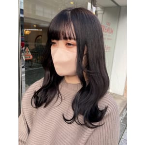 ビターショコラカラー×大人っぽロング