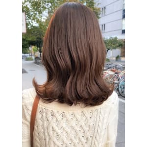 透明感ミルクチョコレートカラー×くびれミディ
