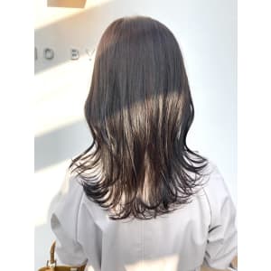 美髪/大人かわいい/こなれミディ/サンドベージュ