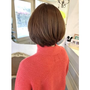 イメチェン大人可愛い柔らかショートボブ30代40代梅ヶ丘美容