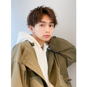 横浜☆アップバング　センターパート　ツーブロック